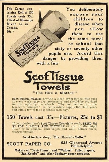 THE HISTORY OF TASTES THROUGH ADVERTISING: PART I – KITCHEN TOWELS